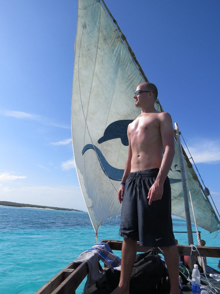 Zanzibar: I was captain of a traditional dhow boat for a day.. kind of..
