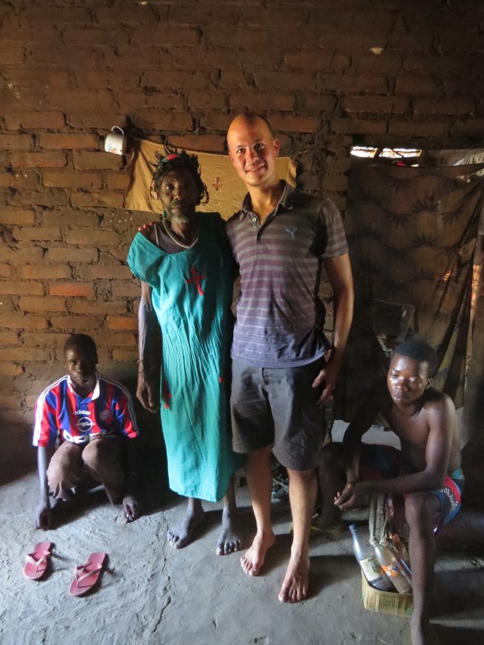 Malawi: A village's witch doctor whom I met. A very interesting experience but is prediction still remain to become true.